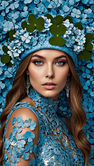 Free ai generated woman portrait illustration