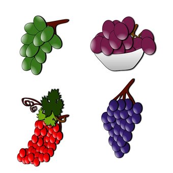 Uvas, Folha, Comida, Fruta, Vinho, Monte