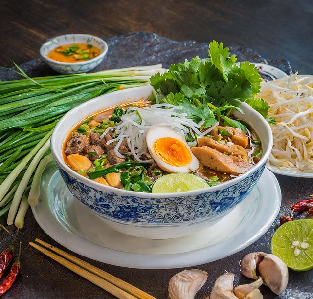 Free ai generated bun dau mam tom dish illustration