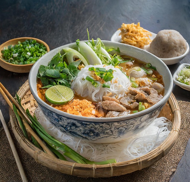 Free ai generated bun dau mam tom dish illustration