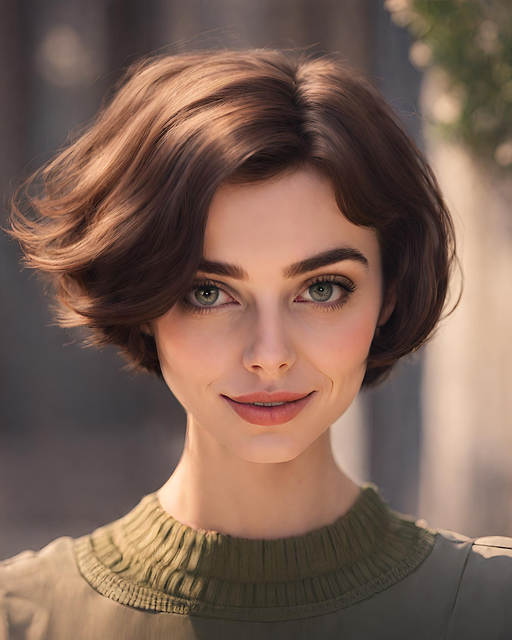 Free Young Woman Brunette illustration and picture