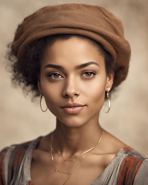 Free Portrait Young Woman illustration and picture