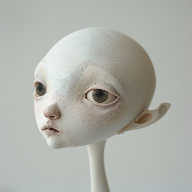 Free doll ball-jointed doll extra-terrestrial illustration