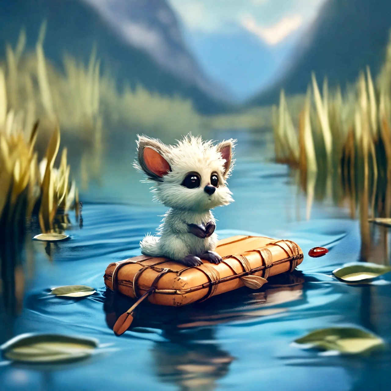 Download Mountains, Stream, Raft. Royalty-Free Stock Illustration Image ...