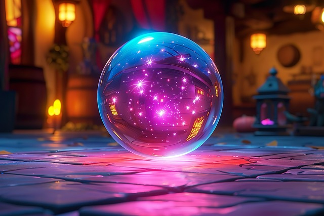 Free ai generated magic orb orb illustration