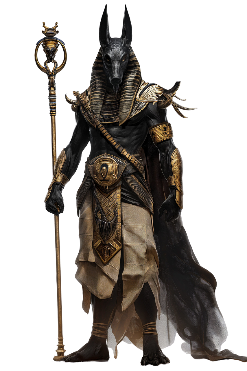 Download Ai Generated, Anubis, Deity. Royalty-Free Vector Graphic
