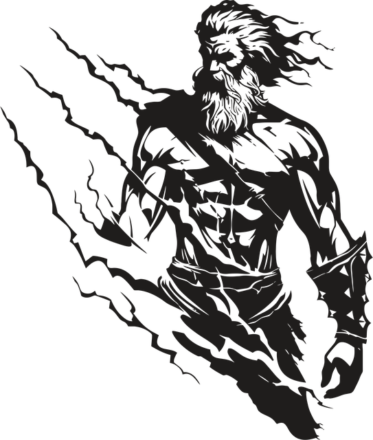 Free ai generated zeus greek mythology vector
