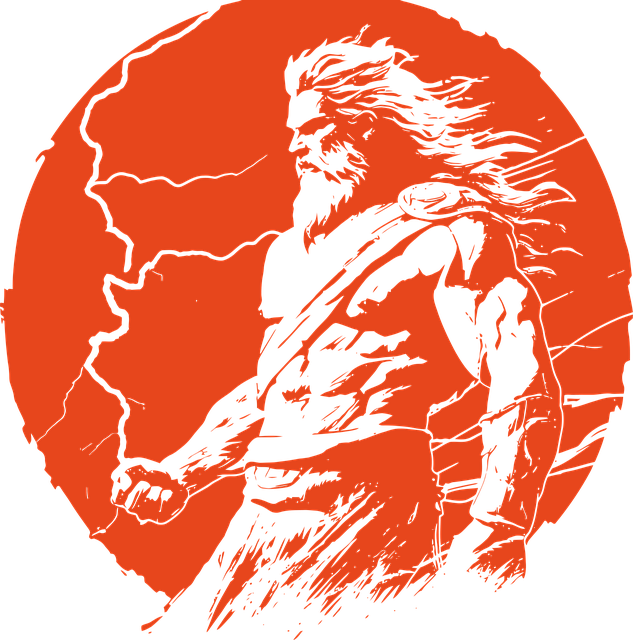 Free ai generated zeus greek mythology vector