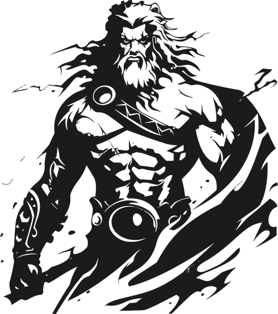 Free ai generated zeus greek mythology vector
