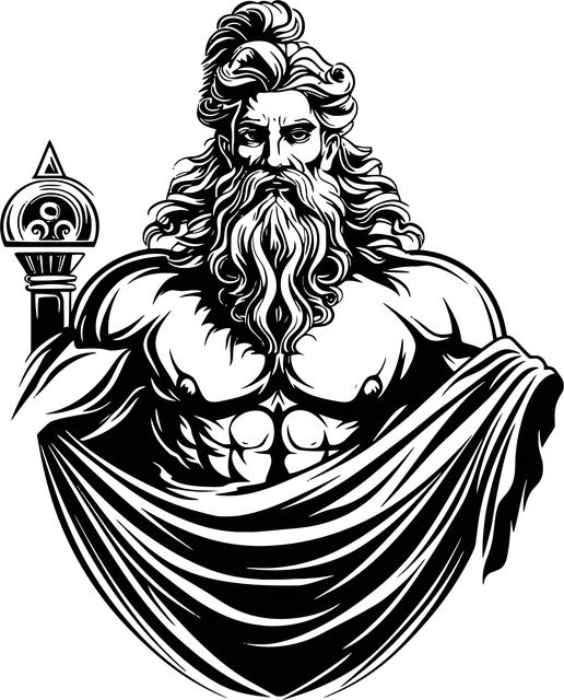 Free ai generated zeus greek mythology vector