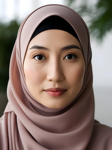 Free ai generated woman veil illustration