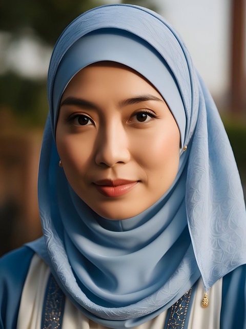 Free ai generated woman veil illustration