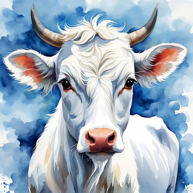 Download free HD stock image of Ai Generated Cow Free ai generated cow cattle illustration