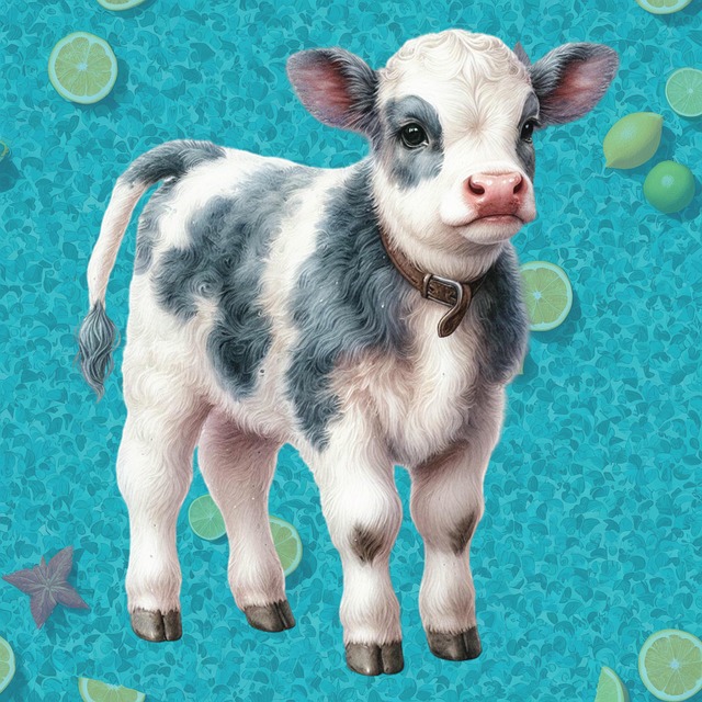 Free calf baby calf cow calf illustration