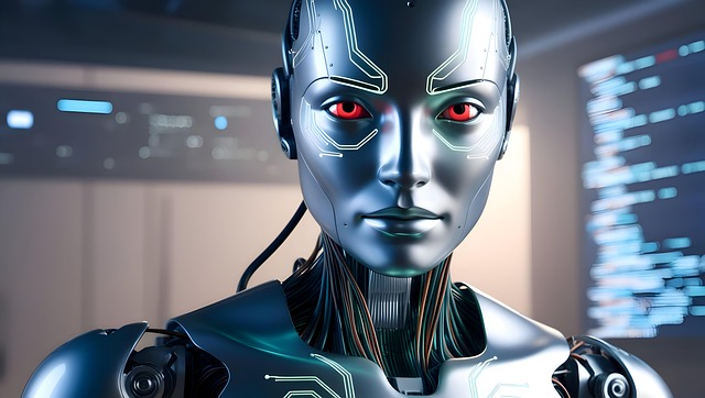 Free ai generated robot android illustration