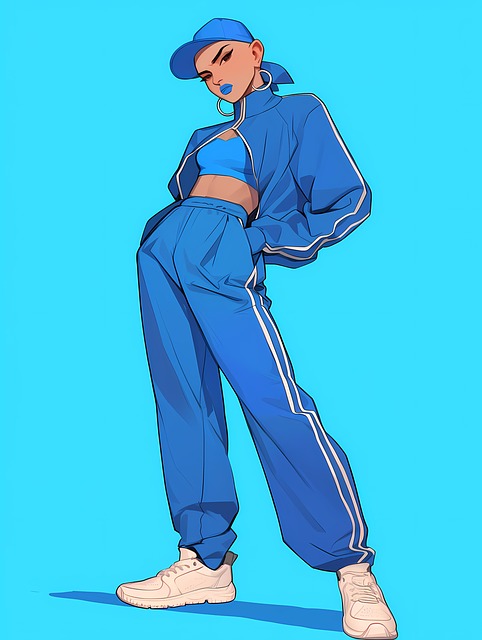 Free ai generated woman hiphop illustration
