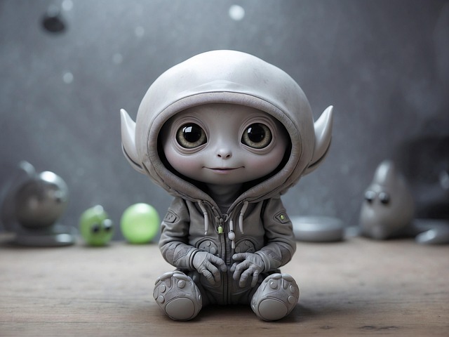 Free ai generated alien fantasy illustration