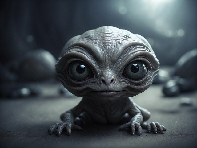 Free ai generated alien fantasy illustration