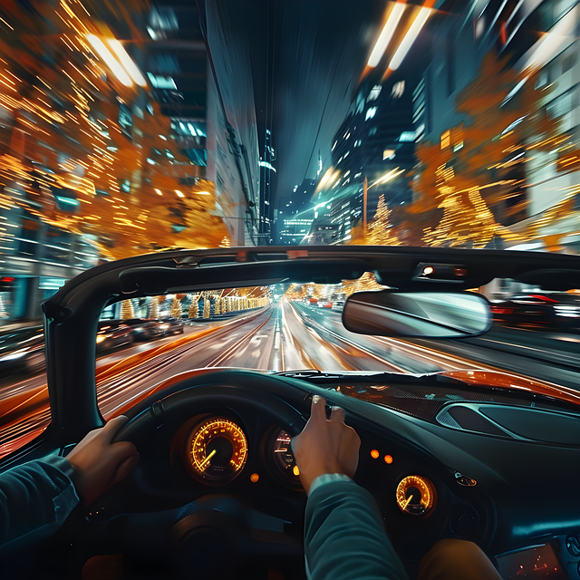 Ai Generado, Coche, Conducir, Velocidad