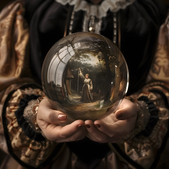 Free ai generated ball prophecy illustration
