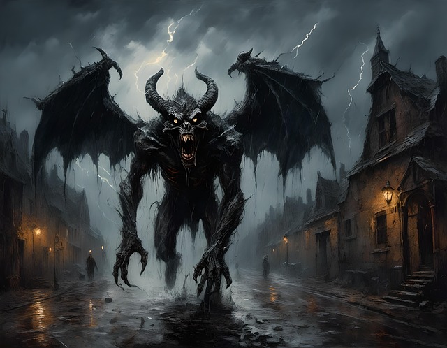 Free ai generated gargoyle sample illustration