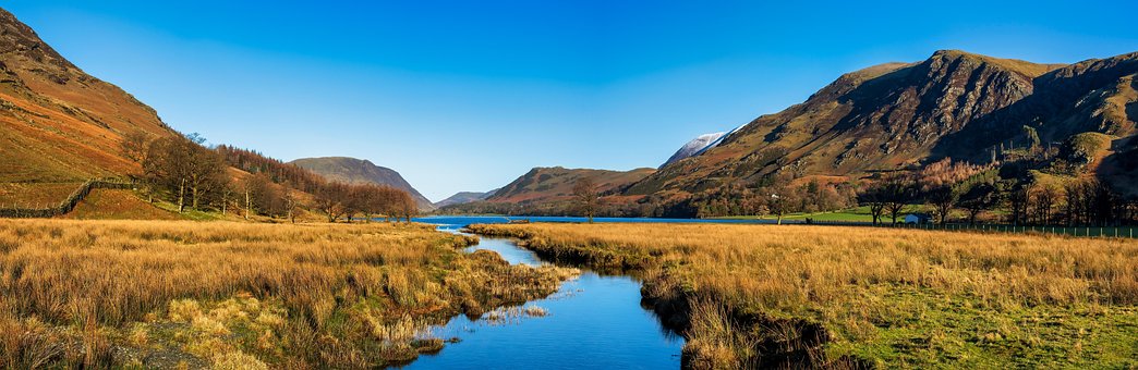 Buttermere Panorama Seengebiet