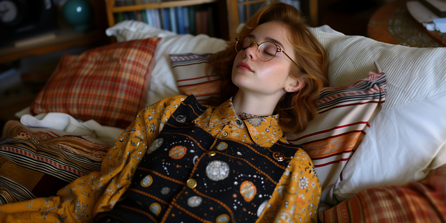 Free ai generated girl freckles illustration