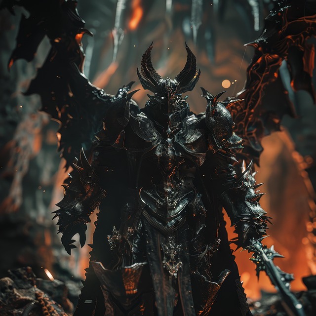 Free ai generated 3d wallpapers knight illustration