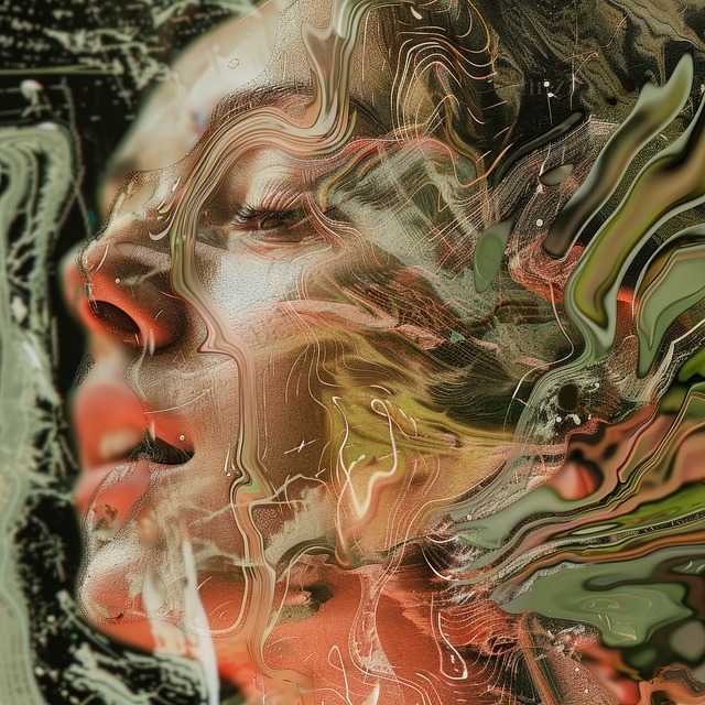 Free ai generated woman face illustration