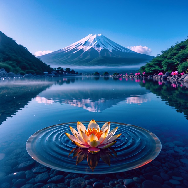 Free fantasy digitalart lotus illustration