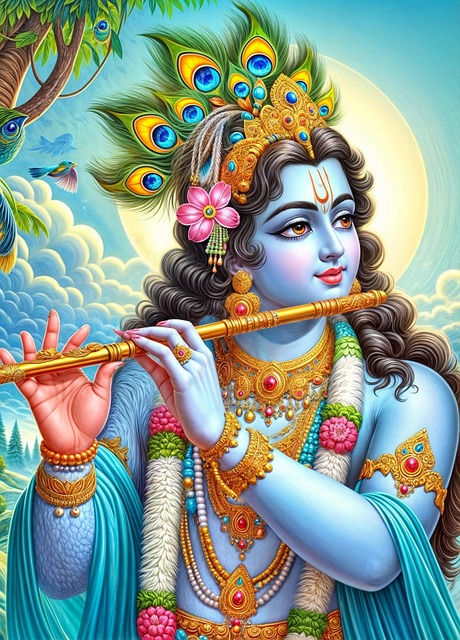 Free Ai Generated Krishna illustration and picture