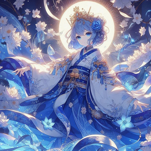 Free ai generated woman character illustration