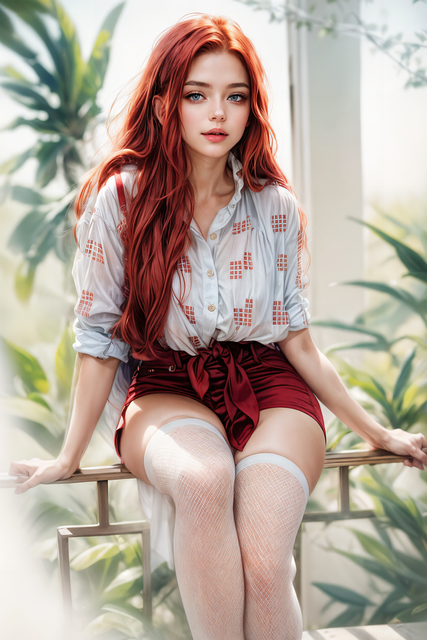 Free ai generated woman teen illustration