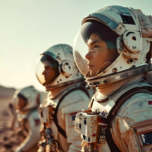 Free Ai Generated Astronauts illustration and picture