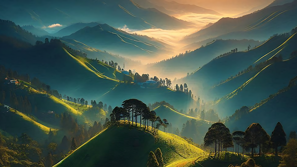 Kodaikanal, Tamil Nadu, Indien, Bakker