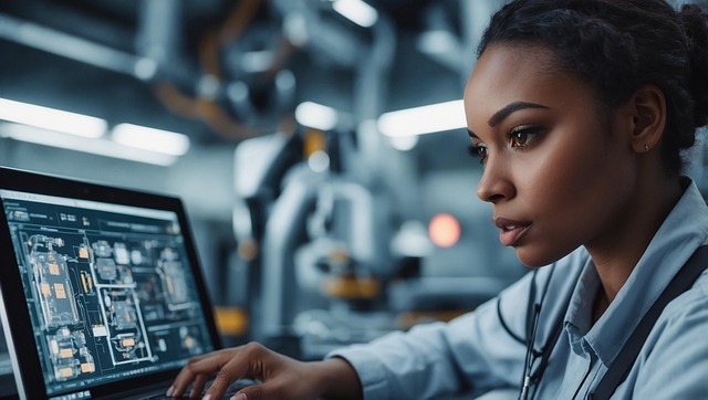 Download free HD stock image of Ai Generated Woman Free ai generated woman coding illustration