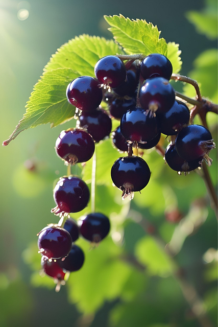 Free ai generated currant fruit illustration