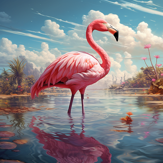 Flamingo, Vogel, Natur, Wasservogel