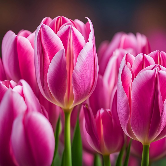 Free ai generated tulip flower illustration