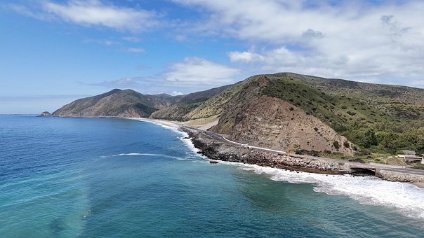 Natur, Kalifornien, Pch, Malibu, Pazifik