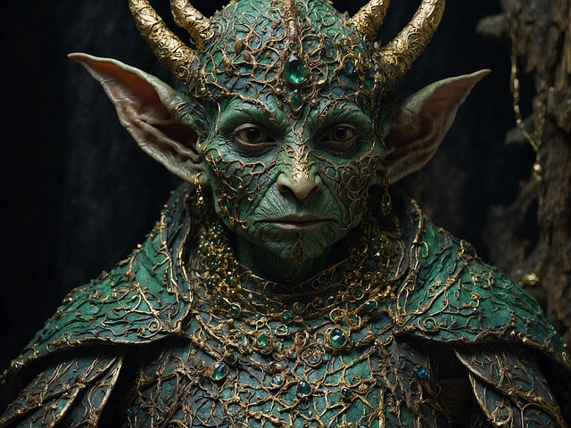 Free gremlin troll fantasy illustration