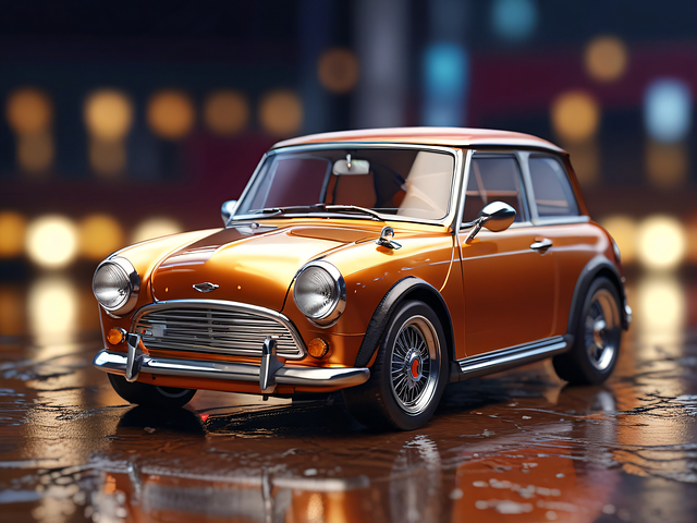 Free ai generated car toy illustration