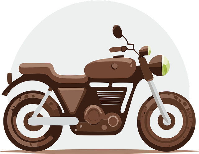 Free motorcycle vehicle transport illustration