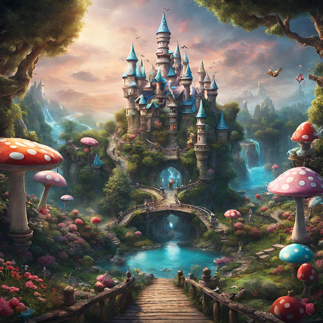 Schloss, Fantasie, Illusion