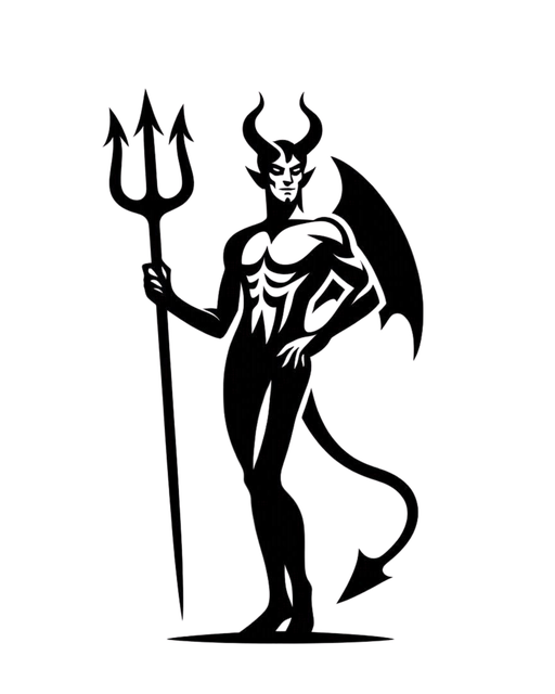 Free mephistopheles sinister malevolent illustration