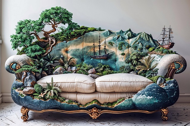 Free sofa nature rest illustration
