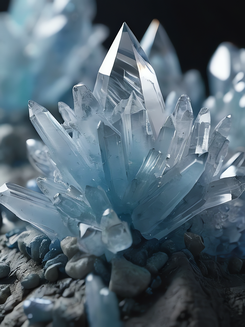 Free ai generated quartz crystal illustration