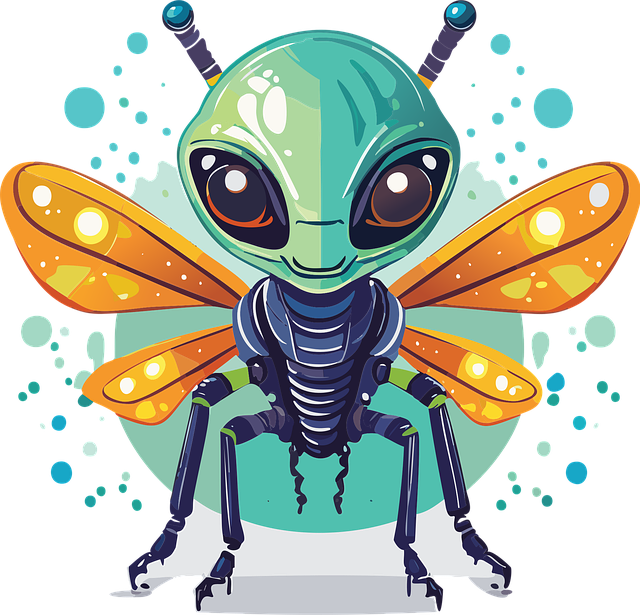 Free insect vane dragon-fly vector