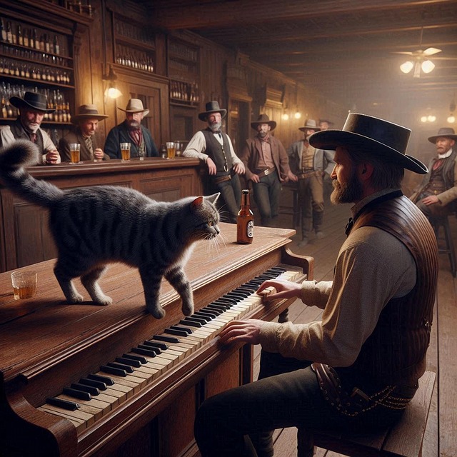 Bar, Saloon, Bier, Grenze, Western