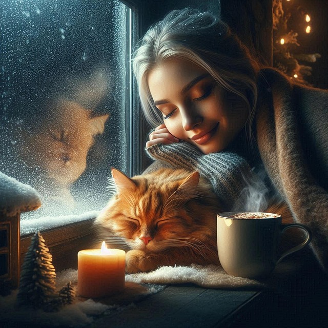 Katze, Katzen, Haustier, Weihnachten